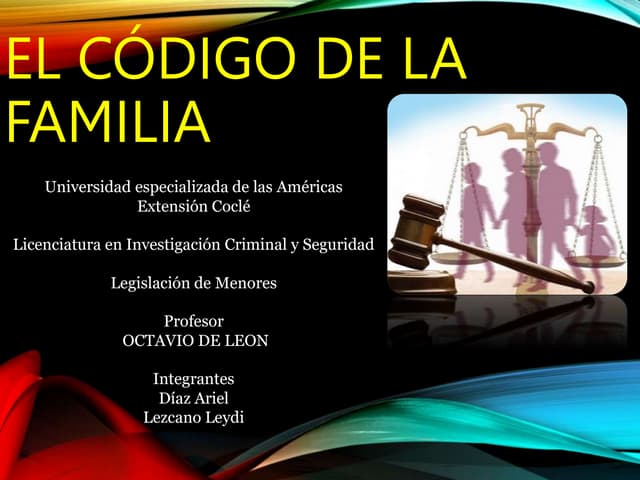 código de la familia