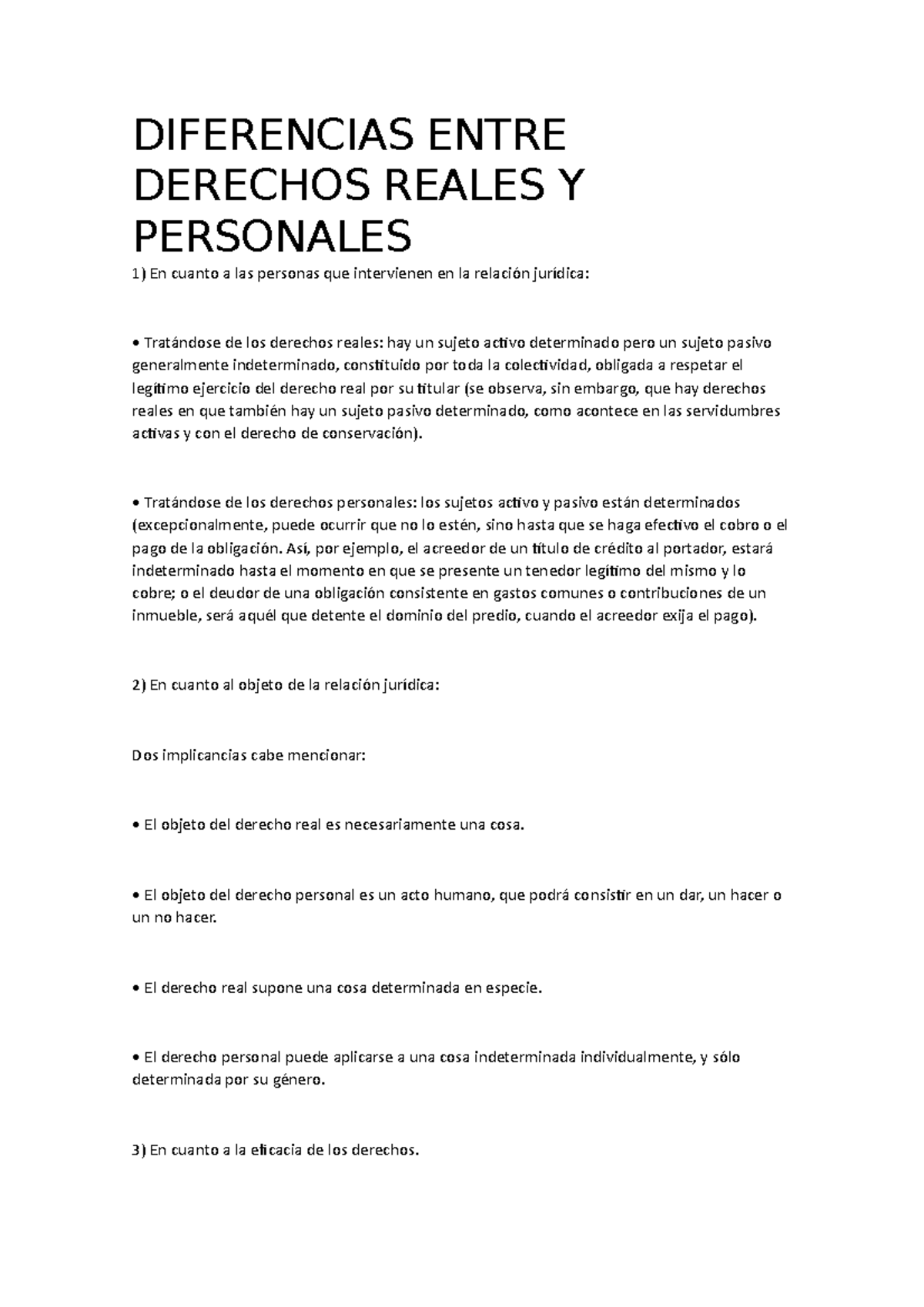 derecho personal